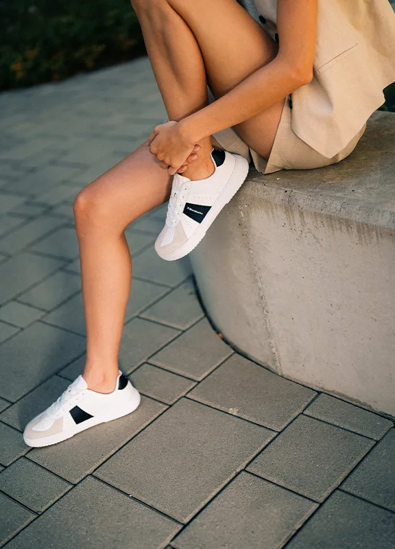 Baskets minimalistes femme